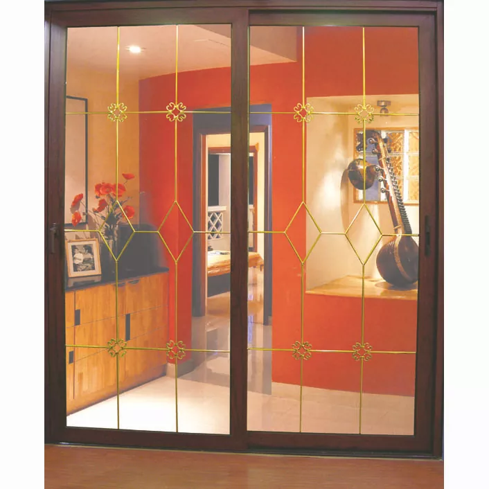 Porta deslizante de alumínio para cozinha